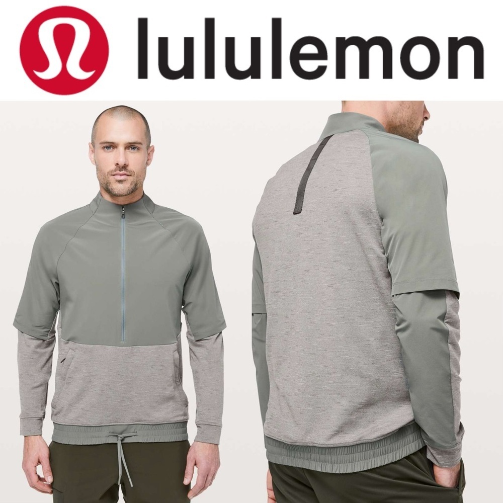 Lululemon Train On Site 1/2 Zip
Grey Sage

#172
